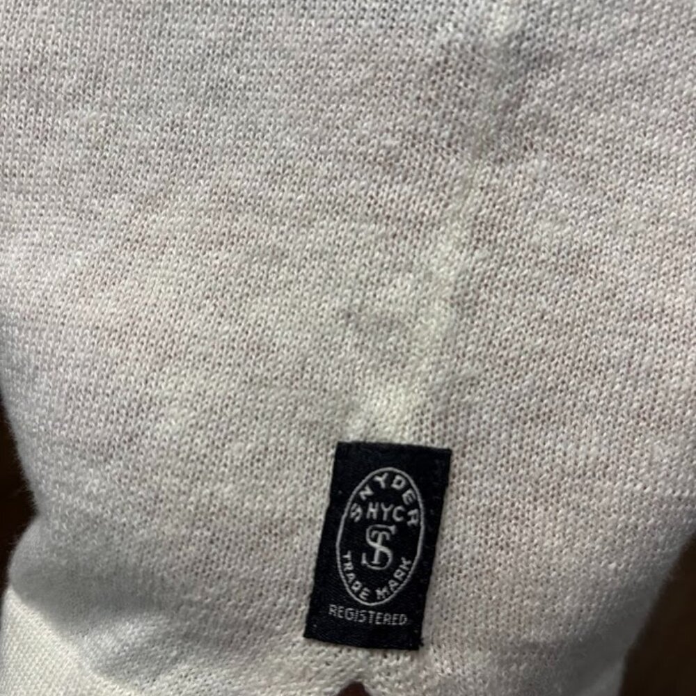 Todd Snyder Men's Bisque Linen Knit Pocket Pullover Sweater Cream XXL NWT - Picture 4 of 10